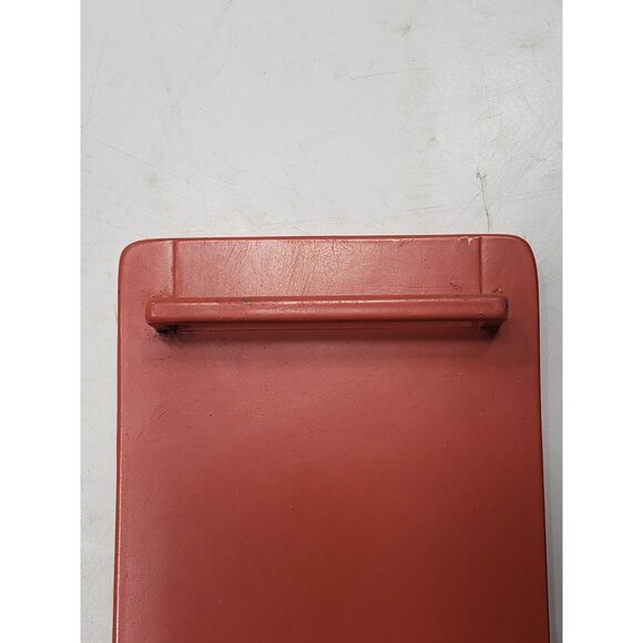 Vintage Men's Red Volcom Shred Circle Stone Enamel Filled Logo Belt Buckle - Picture 6 of 6